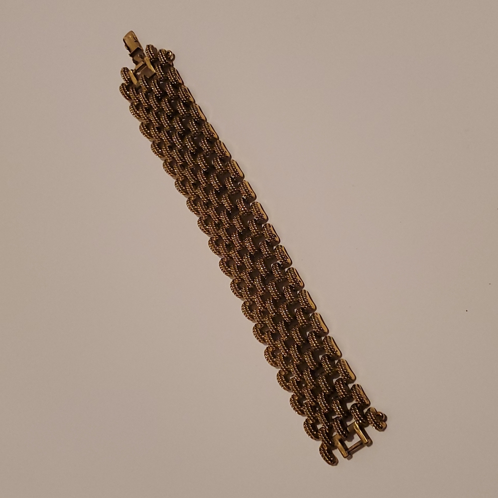 Monet Gold-Tone Woven Bracelet